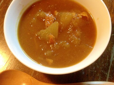 カレールウで簡単☆冬瓜のカレースープ
